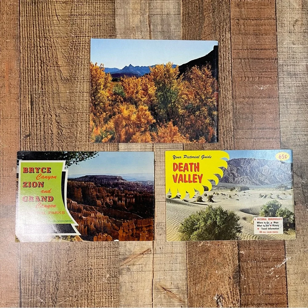 Vintage National Parks Collection Zion Death Valley Grand Canyon Bryce Canyon